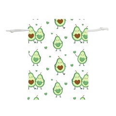 Cute Seamless Pattern With Avocado Lovers Lightweight Drawstring Pouch (m) by Ket1n9