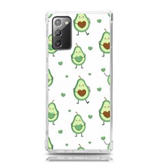 Cute Seamless Pattern With Avocado Lovers Samsung Galaxy Note 20 Tpu Uv Case by Ket1n9