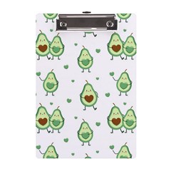 Cute Seamless Pattern With Avocado Lovers A5 Acrylic Clipboard by Ket1n9