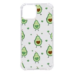 Cute Seamless Pattern With Avocado Lovers Iphone 14 Tpu Uv Print Case by Ket1n9