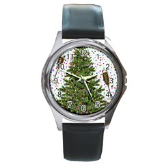 Funny Angry Round Metal Watch by Ket1n9