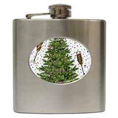 Funny Angry Hip Flask (6 Oz) by Ket1n9