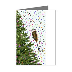 New Year S Eve New Year S Day Mini Greeting Card by Ket1n9