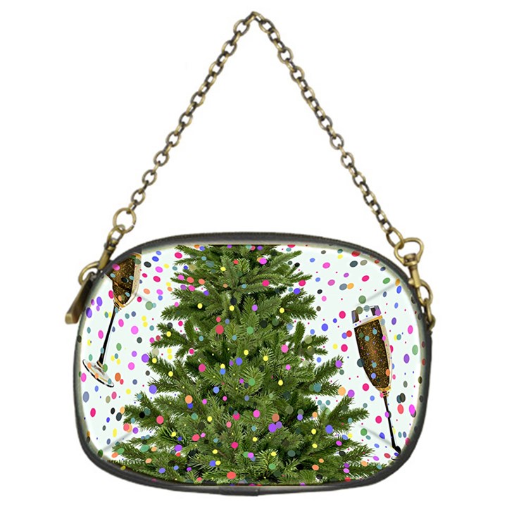 New Year S Eve New Year S Day Chain Purse (One Side)