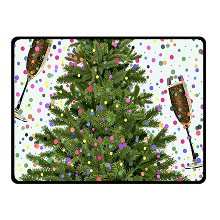 New Year S Eve New Year S Day Fleece Blanket (Small)