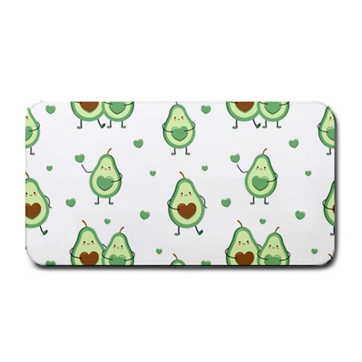 Cute Seamless Pattern With Avocado Lovers Medium Bar Mat