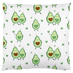 Cute Seamless Pattern With Avocado Lovers Standard Premium Plush Fleece Cushion Case (one Side) by Ket1n9