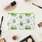 Cute Seamless Pattern With Avocado Lovers Cosmetic Bag (XS) Front