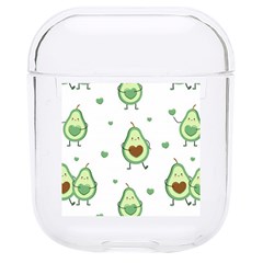 Cute Seamless Pattern With Avocado Lovers Hard Pc Airpods 1/2 Case by Ket1n9