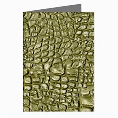 Aligator Skin Greeting Cards (pkg Of 8) by Ket1n9