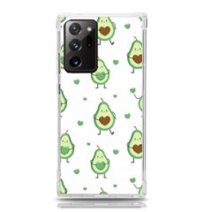 Cute Seamless Pattern With Avocado Lovers Samsung Galaxy Note 20 Ultra Tpu Uv Case by Ket1n9