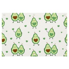 Cute Seamless Pattern With Avocado Lovers Banner And Sign 6  X 4  by Ket1n9