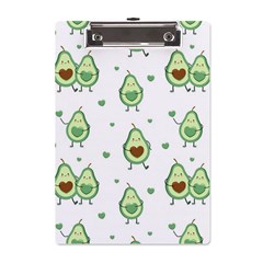 Cute Seamless Pattern With Avocado Lovers A5 Acrylic Clipboard by Ket1n9