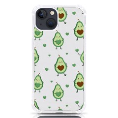 Cute Seamless Pattern With Avocado Lovers Iphone 13 Tpu Uv Print Case by Ket1n9