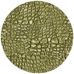 Aligator Skin Wooden Puzzle Round by Ket1n9