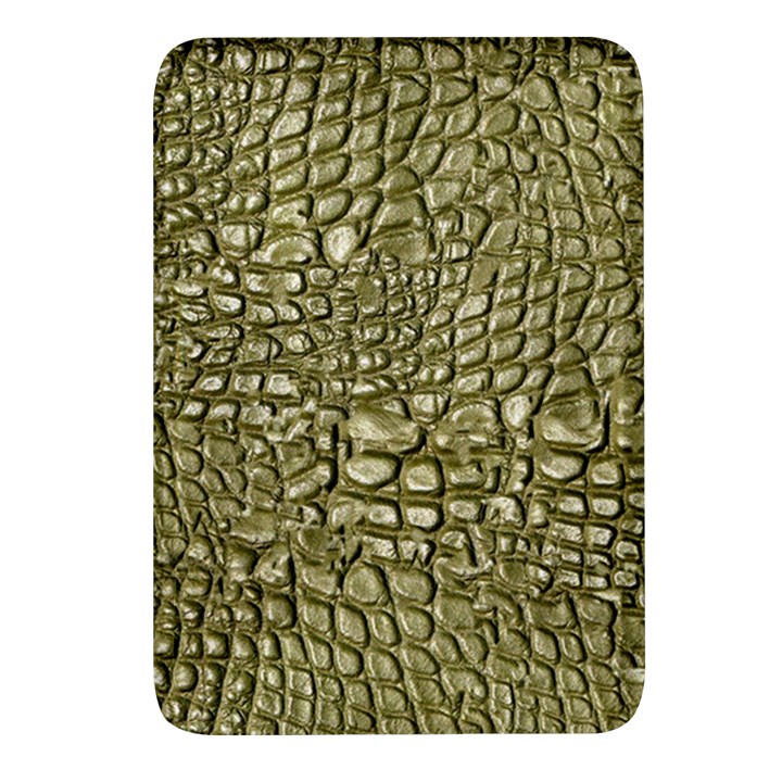 Aligator Skin Rectangular Glass Fridge Magnet (4 pack)