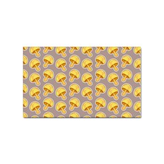 Yellow Mushroom Pattern Sticker (rectangular) by Ket1n9