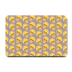 Yellow Mushroom Pattern Small Doormat by Ket1n9