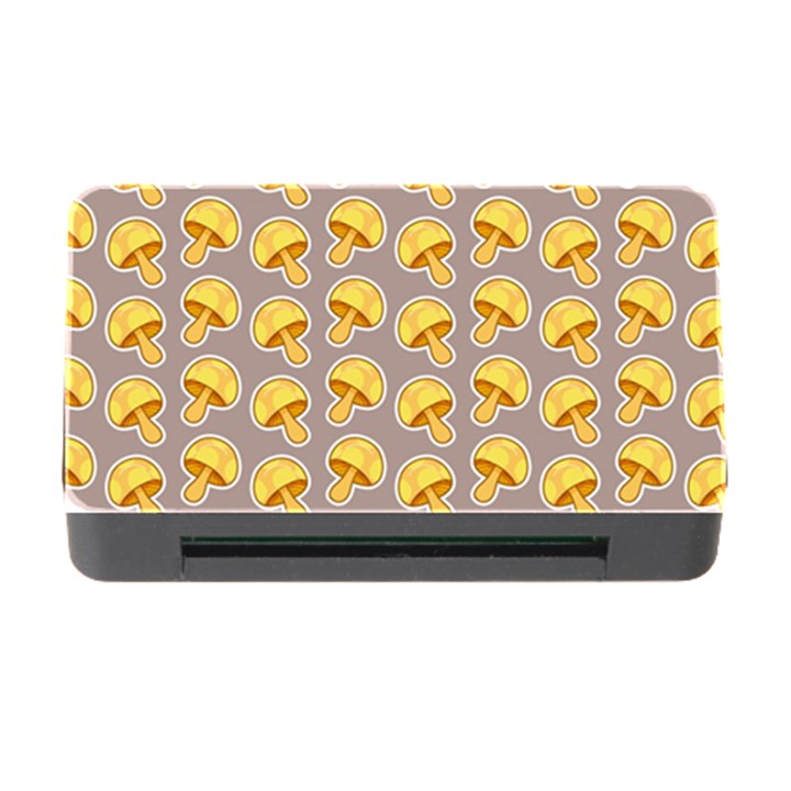 Yellow Mushroom Pattern Memory Card Reader with CF