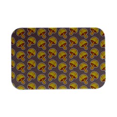 Yellow Mushroom Pattern Open Lid Metal Box (silver)   by Ket1n9