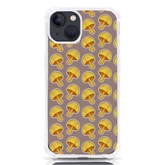 Yellow Mushroom Pattern Iphone 13 Tpu Uv Print Case by Ket1n9