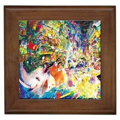 Multicolor Anime Colors Colorful Framed Tile by Ket1n9