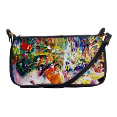 Multicolor Anime Colors Colorful Shoulder Clutch Bag