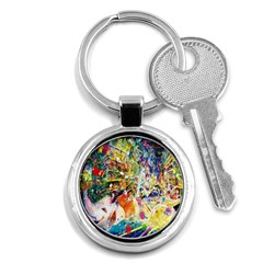 Multicolor Anime Colors Colorful Key Chain (round) by Ket1n9