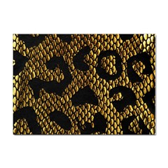 Metallic Snake Skin Pattern Sticker A4 (100 Pack) by Ket1n9