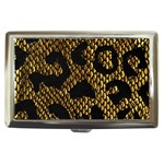 Metallic Snake Skin Pattern Cigarette Money Case Front