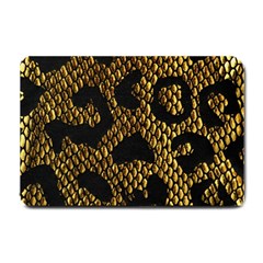 Metallic Snake Skin Pattern Small Doormat by Ket1n9