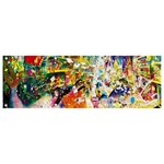 Multicolor Anime Colors Colorful Banner and Sign 9  x 3  Front