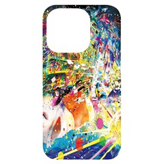 Multicolor Anime Colors Colorful Iphone 14 Pro Black Uv Print Case by Ket1n9