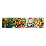 Multicolor Anime Colors Colorful Banner and Sign 4  x 1  Front