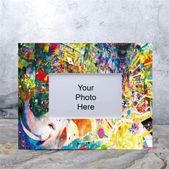 Multicolor Anime Colors Colorful White Tabletop Photo Frame 4 x6  by Ket1n9