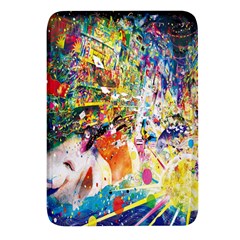 Multicolor Anime Colors Colorful Rectangular Glass Fridge Magnet (4 Pack)