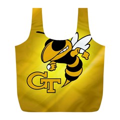 Georgia Institute Of Technology Ga Tech Full Print Recycle Bag (l) by Ket1n9