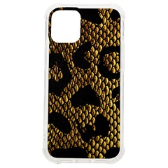 Metallic Snake Skin Pattern Iphone 12 Mini Tpu Uv Print Case	 by Ket1n9