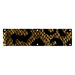 Metallic Snake Skin Pattern Banner and Sign 4  x 1  Front