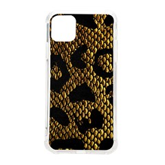 Metallic Snake Skin Pattern Iphone 11 Pro Max 6 5 Inch Tpu Uv Print Case by Ket1n9