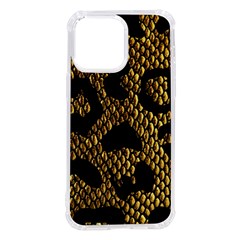 Metallic Snake Skin Pattern Iphone 14 Pro Max Tpu Uv Print Case by Ket1n9