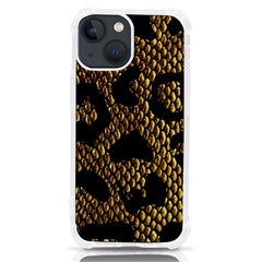 Metallic Snake Skin Pattern Iphone 13 Mini Tpu Uv Print Case by Ket1n9