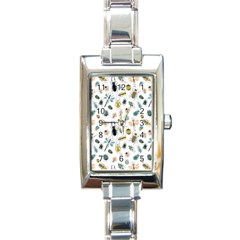 Insect Animal Pattern Rectangle Italian Charm Watch by Ket1n9