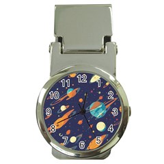 Space Galaxy Planet Universe Stars Night Fantasy Money Clip Watches by Ket1n9