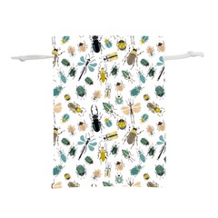 Insect Animal Pattern Lightweight Drawstring Pouch (l) by Ket1n9