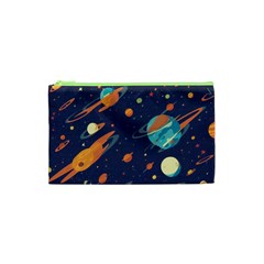 Space Galaxy Planet Universe Stars Night Fantasy Cosmetic Bag (xs) by Ket1n9