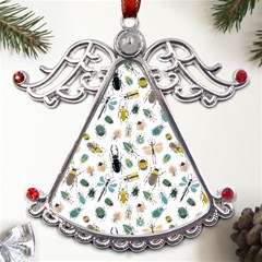 Insect Animal Pattern Metal Angel With Crystal Ornament by Ket1n9