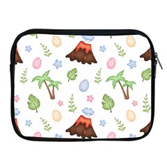 Cute Palm Volcano Seamless Pattern Apple Ipad 2/3/4 Zipper Cases by Ket1n9