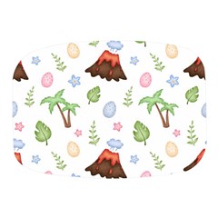 Cute Palm Volcano Seamless Pattern Mini Square Pill Box by Ket1n9