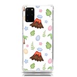 Cute Palm Volcano Seamless Pattern Samsung Galaxy S20Plus 6.7 Inch TPU UV Case Front